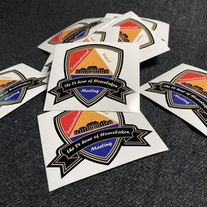 Sticker met logo / Aufkleber mit logo / Sticker with logo
